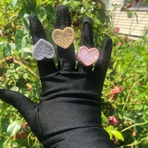 Beaguette heart ring.